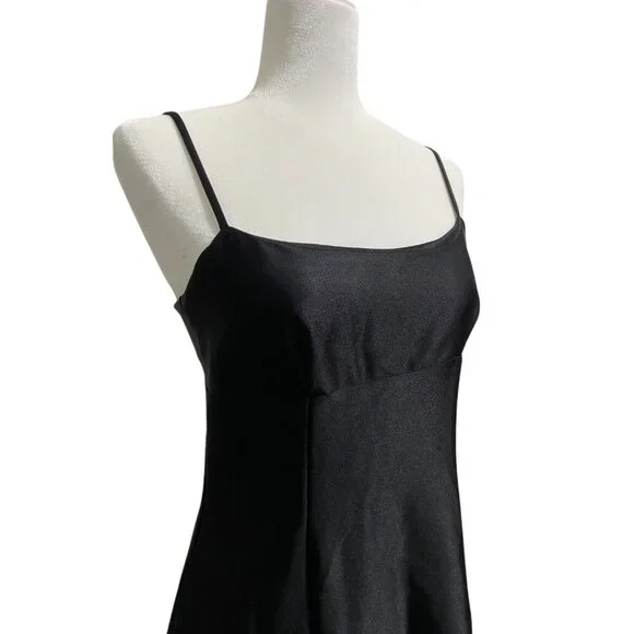 City Triangles Y2K Stretch Empire Waist Dress spaghetti straps - Picture 2 of 7